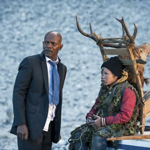 Samuel L. Jackson ja Onni Tommila Jalmari Helanderin vuoden 2014 elokuvassa Big Game. Samuel L. Jackson ja Onni Tommila Jalmari Helanderin vuoden 2014 elokuvassa Big Game.