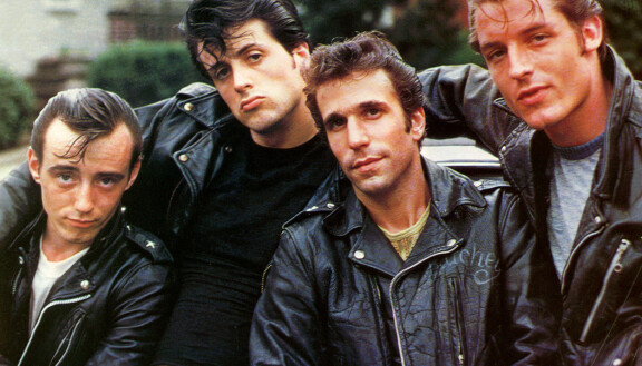 Paul Mace, Sylvester Stallone, Henry Winkler, Perry King vuoden 1974 elokuvassa.