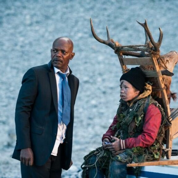 Samuel L. Jackson ja Onni Tommila Jalmari Helanderin vuoden 2014 elokuvassa Big Game. Samuel L. Jackson ja Onni Tommila Jalmari Helanderin vuoden 2014 elokuvassa Big Game.