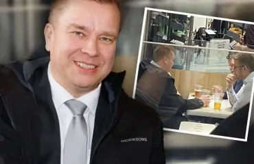 Kalja maistui! Antti Kaikkonen herätti huomiota ravintolavaunussa