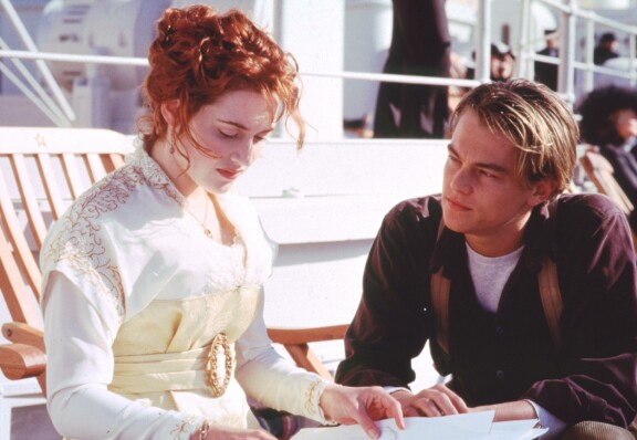 Kate Winslet oli 22-vuotias, kun hän näytteli Leonardo DiCaprion rinnalla Titanicissa.
