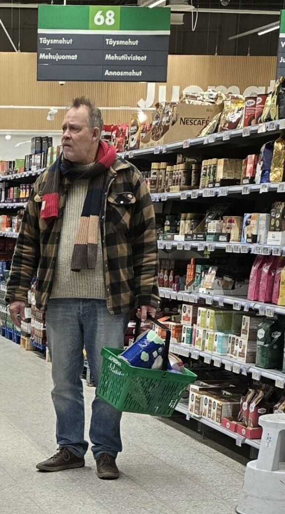 Timo teki ostoksia ilman ulkonäköpaineita.