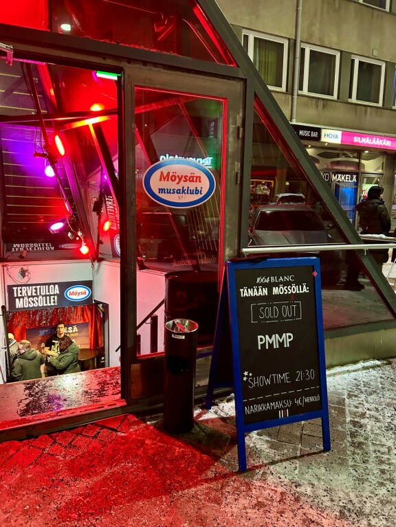 Möysän Musiikkiklubi Lahdessa oli loppuunmyyty lauantai-iltana.
