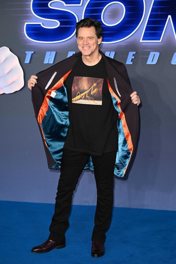 Jim Lontoossa Sonic The Hedgehog 3 ensi-illassa eilen 10.12.