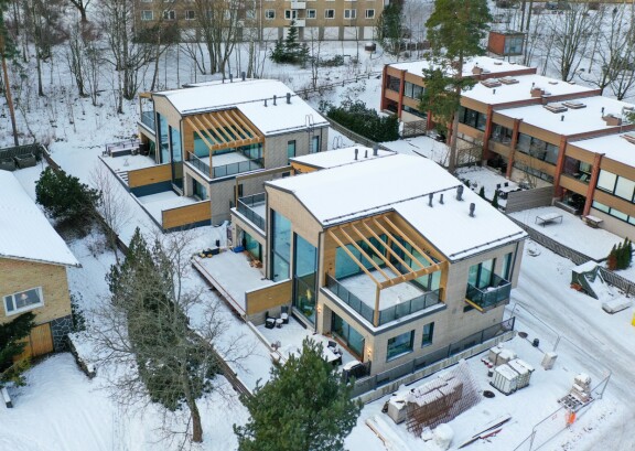 Ökytalot nousivat julkkisten suosioon.