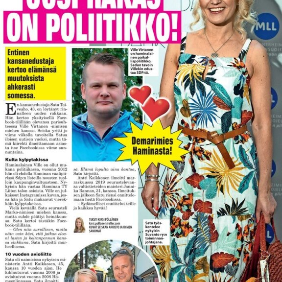 SEISKA 52/2019 Suhde Ville Virtaseen oli myrskyisä, sillä pari vehtasi eroaan pariin kertaan. SEISKA 52/2019 Suhde Ville Virtaseen oli myrskyisä, sillä pari vehtasi eroaan pariin kertaan.