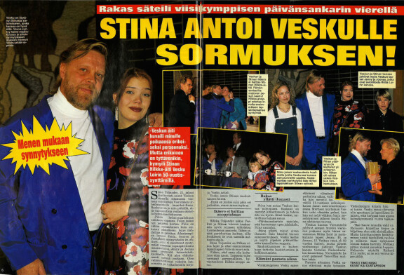 Stina odotti Veskun viisikymppisillä Ukko-poikaa.