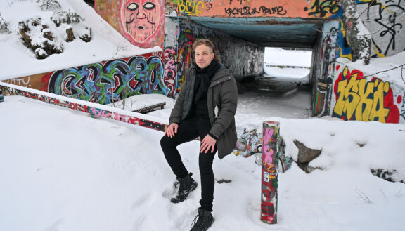 Lahtelainen Ipo viihtyy mainiosti kotikulmillaan radiomastojen maastossa.
