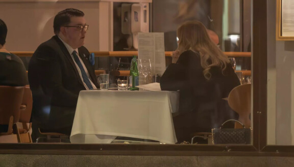 Patrick ja Pasha illallistivat viime viikolla helsinkiläisessä ravintolassa.