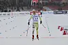Se on siinä! Antti Tuisku saapuu maaliin elämänsä ensimmäisessä SM-hiihdossa.