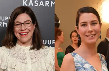 Anni Sinnemäki ja Emma Kari meikittöminä