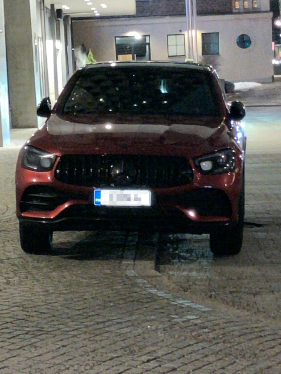 Tältä näytti Ernan auto keskiviikkoiltana.