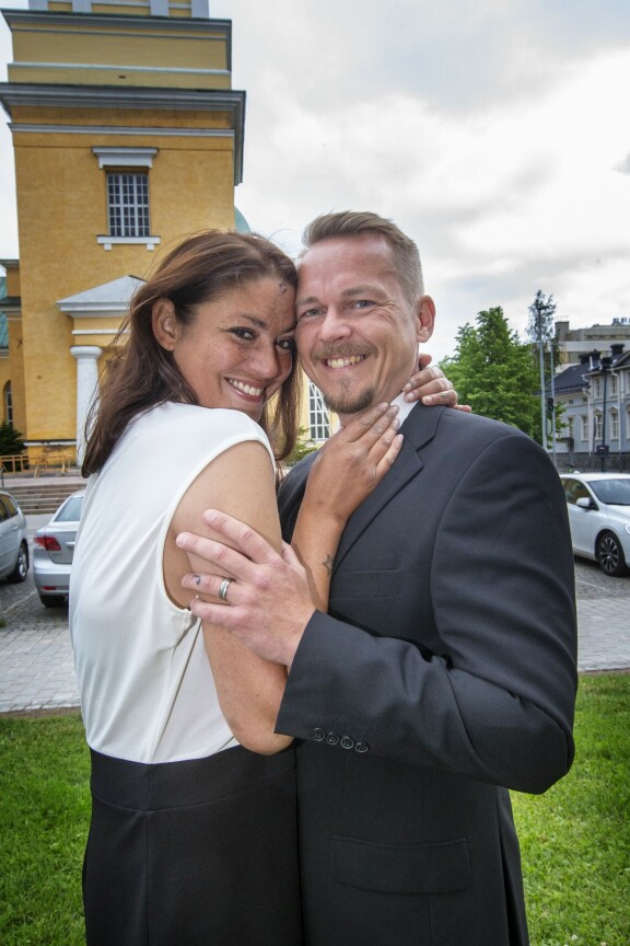 Jasmin ja Marko ovat olleet yhdessä jo kolme vuotta. Naimisiin he menivät kaksi vuotta sitten.