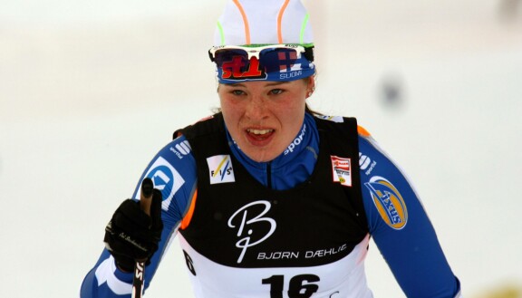 Juuri 18 vuotta täyttänyt Krista Lähteenmäki (nyk. Pärmäkoski) kuvattuna joulukuussa 2008.