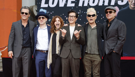 Arkajalat 40 vuotta myöhemmin: Josh Brolin (vas.), Jeff Cohen, Kerri Green, Ke Huy Quan, Corey Feldman ja Chris Columbus.