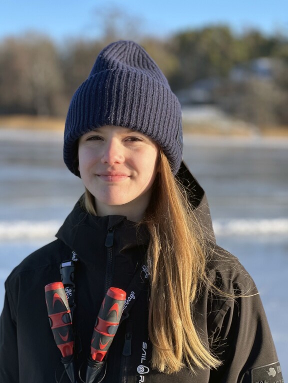 Estelle 12-vuotissyntymäpäivänään, 23. helmikuuta 2024.
