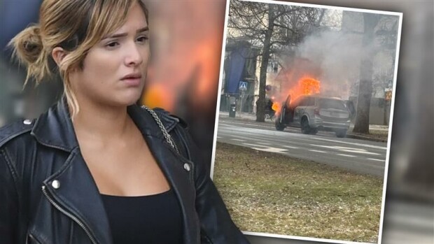 Chachi Hildénin auto ilmiliekeissä – silminnäkijä kauhuissaan: 'Näytti todella pahalta!'