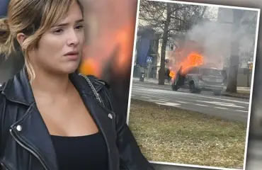 Chachi Hildénin auto ilmiliekeissä – silminnäkijä kauhuissaan: "Näytti todella pahalta!"