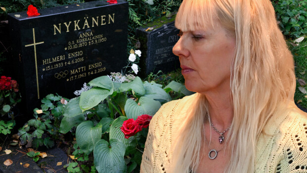 Pia Nykänen järkyttyi Matin haudalla – ”Herranjumala, onko Matti oikeasti tuolla?”
