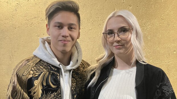 Vau, mikä pariskunta! Tässä on Mika Salon Max-poika ja Krista-rakas