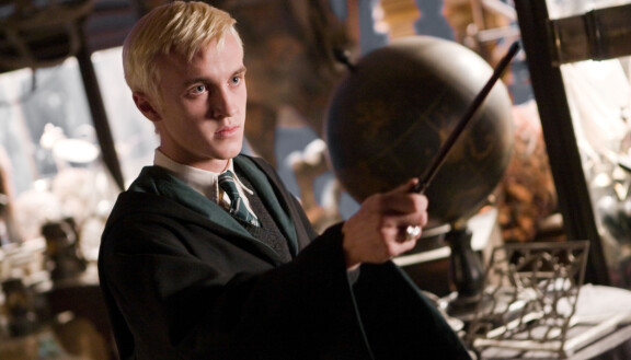 Draco Malfoy (Tom Felton).