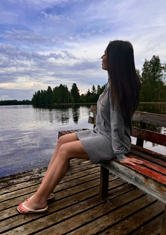 Janette hehkuttaa Lappia, jossa hän kertoo kokevansa rauhaa ja vapautta.