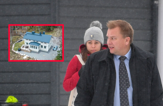 Antti Kaikkosen ja Jannika-rakkaan ökytalo valmistui – kuvat