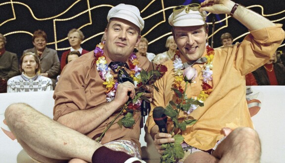 Yle TV2:n Tuttu Juttu Show teki Timo Koivusalosta ja Joel Hallikaisesta isoja tähtiä.