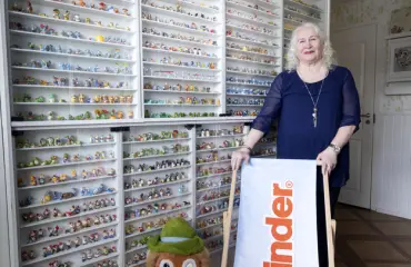 Sinikka viettää pääsiäistä ympäri vuoden – keräillyt Kinder-leluja jo yli 30 vuotta!