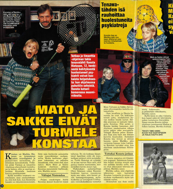 Uusi työtehtävä oli Konstalle aikanaan mieluinen.