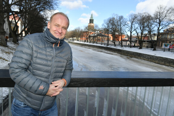 Kaksi kaunista samassa: Turku ja Janne Porkka.