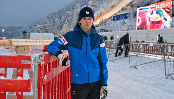 Mico Ahonen kuvattuna puoli vuotta ennen loukkaantumistaan Rukan maailmancupissa 2023.