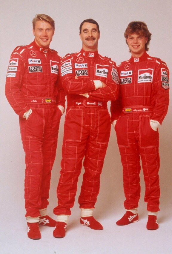 Mikan tallikavereina olivat 1995 Nigel Mansell ja Jan Magnussen.