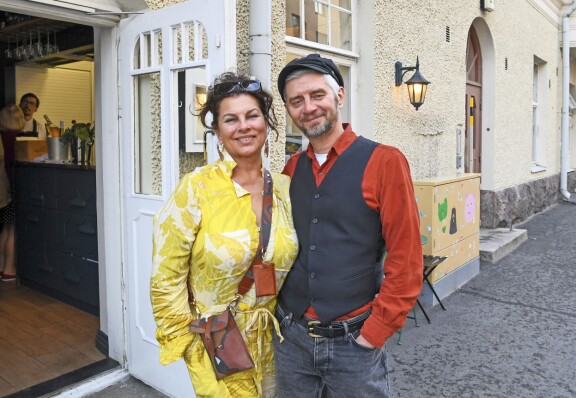 Satu ja Reidar toteuttivat yhteisen työprojektin Seinäjoelle.