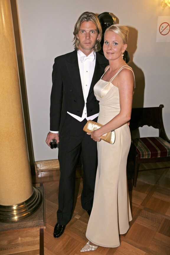 Janne ja Tiia Ahonen kuvattuna Linnan juhlissa vuonna 2008.
