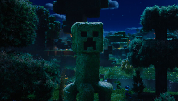 Yöaikaan ilmaantuvat creeperit ovat Minecraftin klassikkohahmoja, jotka räjähtävät tuhoutuessaan.