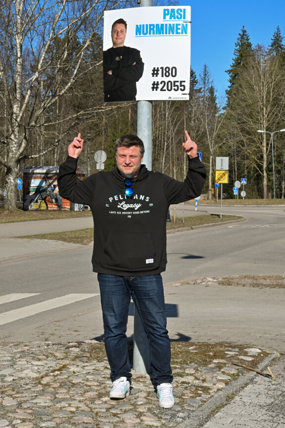 Pasi Nurminen haluaa mukaan politiikkaan.