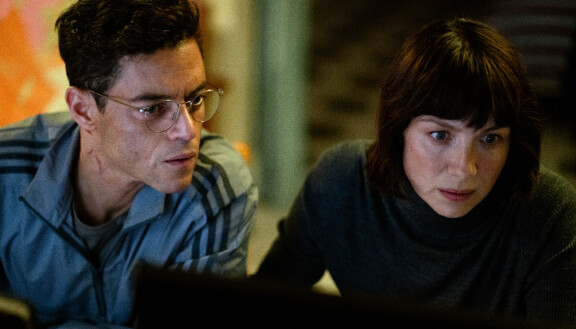 Rami Malek ja Caitríona Balfe.