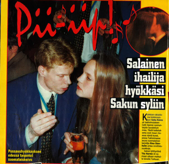 Sakun ei tarvinnut jäädä ilman juttuseuraa myöskään Tukholman yössä.