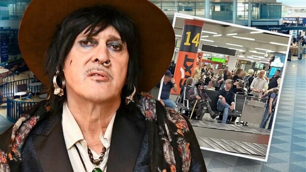 Andy McCoy herätti huomiota lentokentällä – kuva!