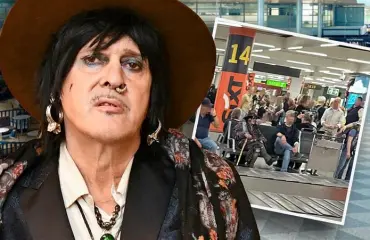 Andy McCoy herätti huomiota lentokentällä – kuva!