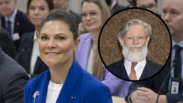 Kruununprinsessa Victorian miesseura herätti huomiota – kuka on viiksikomistus?