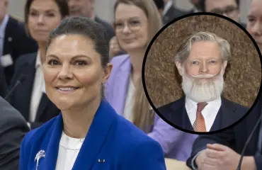 Kruununprinsessa Victorian miesseura herätti huomiota – kuka on viiksikomistus?