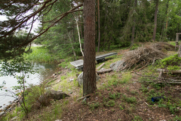 Ranta ennen remonttia. Kotoisa.