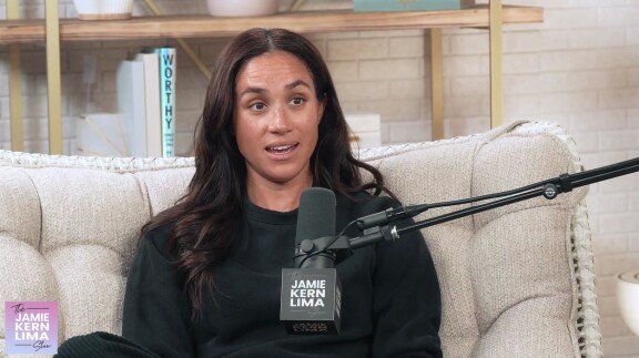 Meghan oli The Jamie Kern Lima Show'ssa vieraana. Jakso julkaistiin maanantaina.