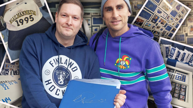 Onko tässä Suomen hienoin miesluola? Leijonien superfani Juha esittelee järisyttävän kokoelmansa