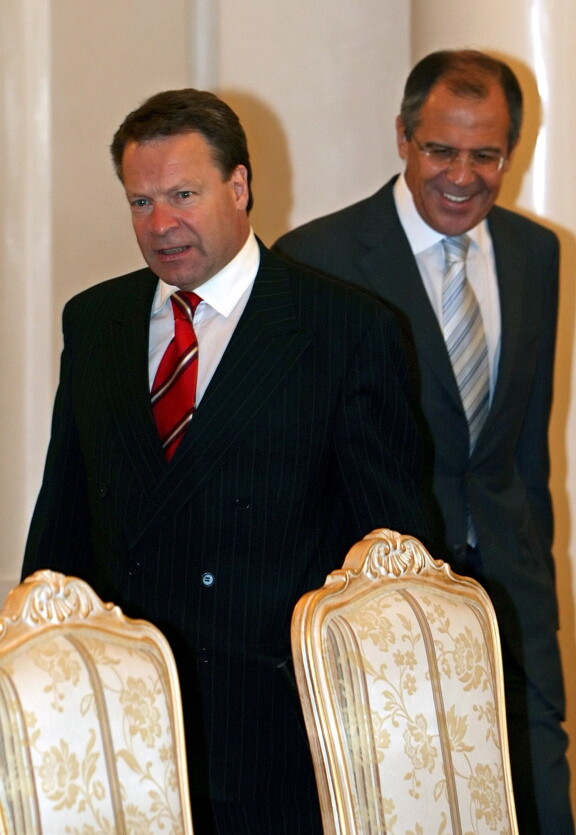Ilkka Kanerva ja Sergei Lavrov 2007.