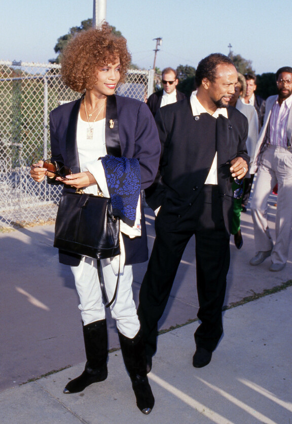 Whitney Houston ja Quincy Jones 1988.