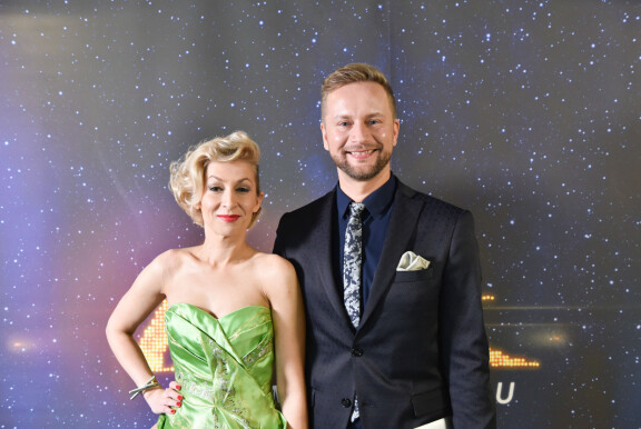 Raakel Liekki ja Mikko UMK:n finaalitunnelmissa 2016.