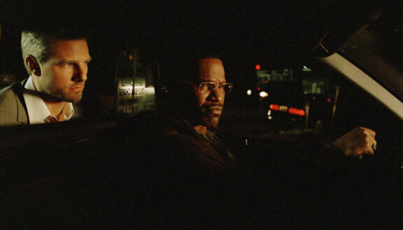 Tom Cruise ja Jamie Foxx elokuvassa Collateral – väärä aika väärä paikka.